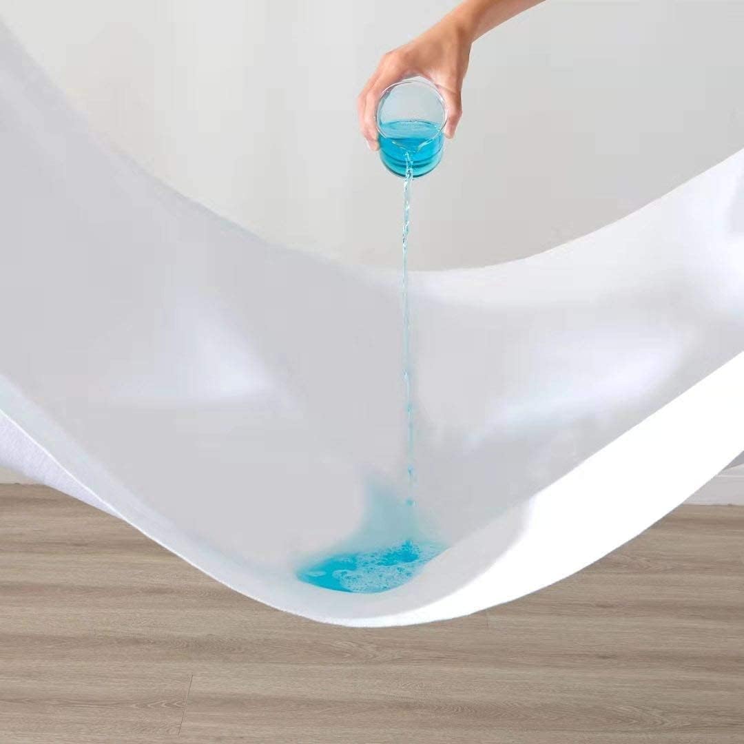 Waterproof Crib Mattress Protector Pad, 34" x 54", Washable, Reusable Flannel Protector Pad for
