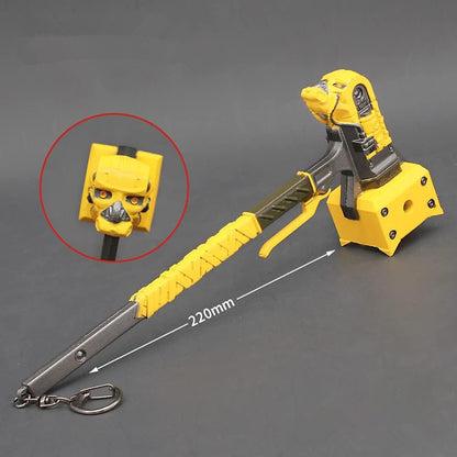 APEX Legends Caustic Heirloom Metal Death Hammer Action Figures Toys Collection Party Supplies Desk Decoration