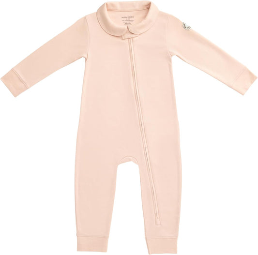 MON CHOU Organic Footless Baby Pajamas – 100% Pima Cotton, Ultra Soft, Lightweight & Breathable All-Season Sleepers
