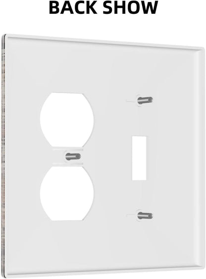 Wallplates Rustic Wood Country Barn Texas Star On Teal 1 Toggle 1 Duplex Switch Plate Electrical