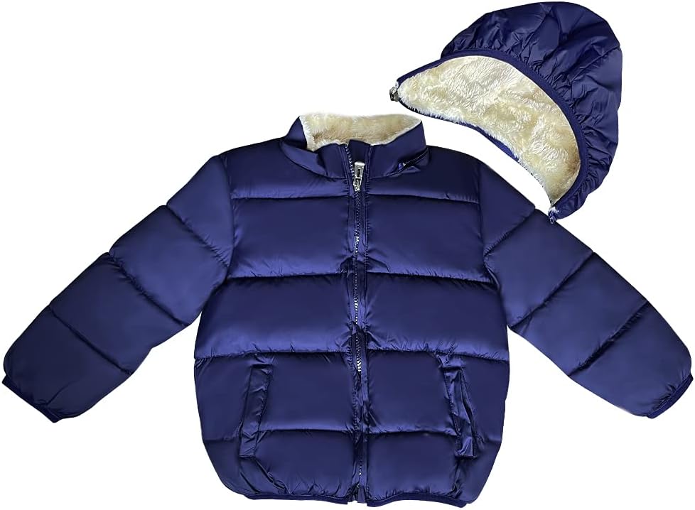 Baby Girls Boys' Winter Fleece Jackets With Hooded Toddler Cotton Dress Warm Lined Coat Outer Clothing