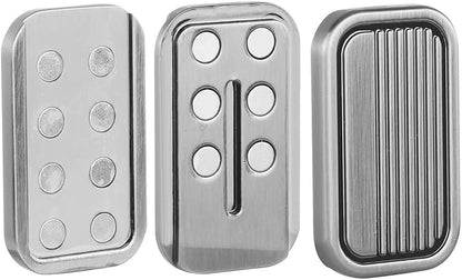 CP3 Fidget Slider EDC Adult Metal Fidget Toys ADHD Autism Sensory Toys Anxiety Stress Relief Toys Fun Office Desk Toys Gifts for Boyfriend and Father (Silver CP3)