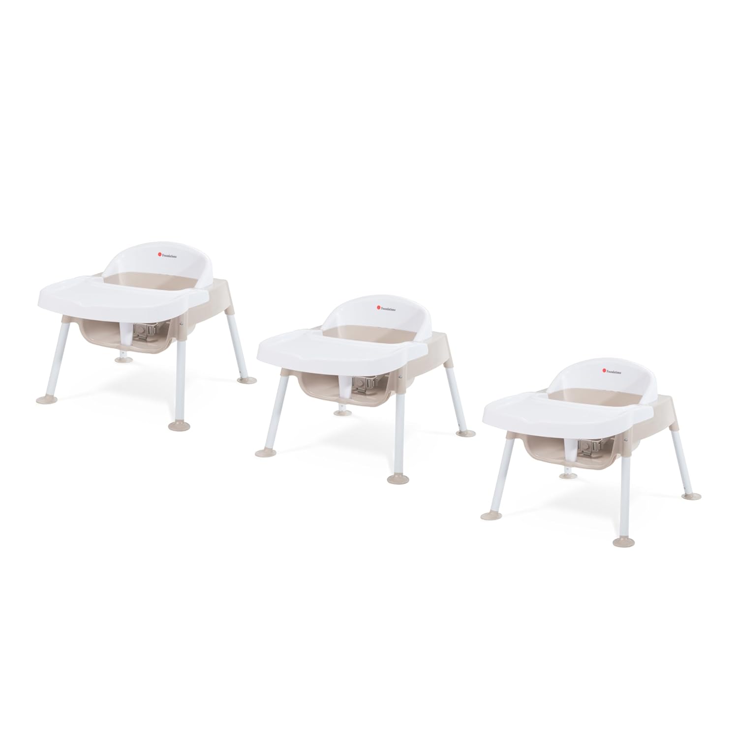 Foundations Secure Sitter Feeding Chairs Multipack, No-Tip Feet, 3-Point Adjustable Harness