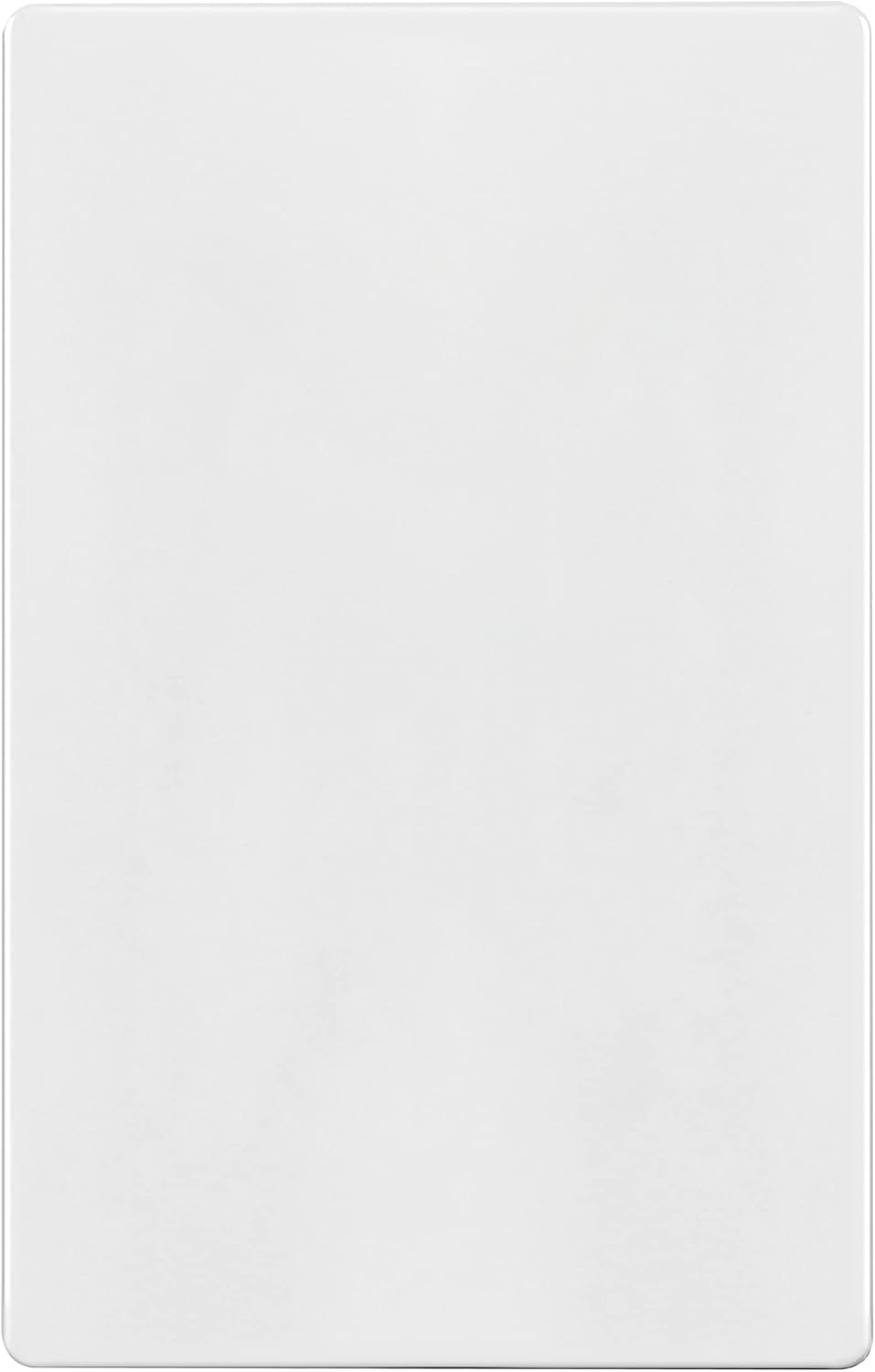 ENERLITES Screwless Blank Wall Plate, Child Safe Blank Device Outlet Cover, Standard Size, 1-Gang 4.68" x 2.93", Polycarbonate Thermoplastic, UL Listed, SI8801-W, Glossy, White