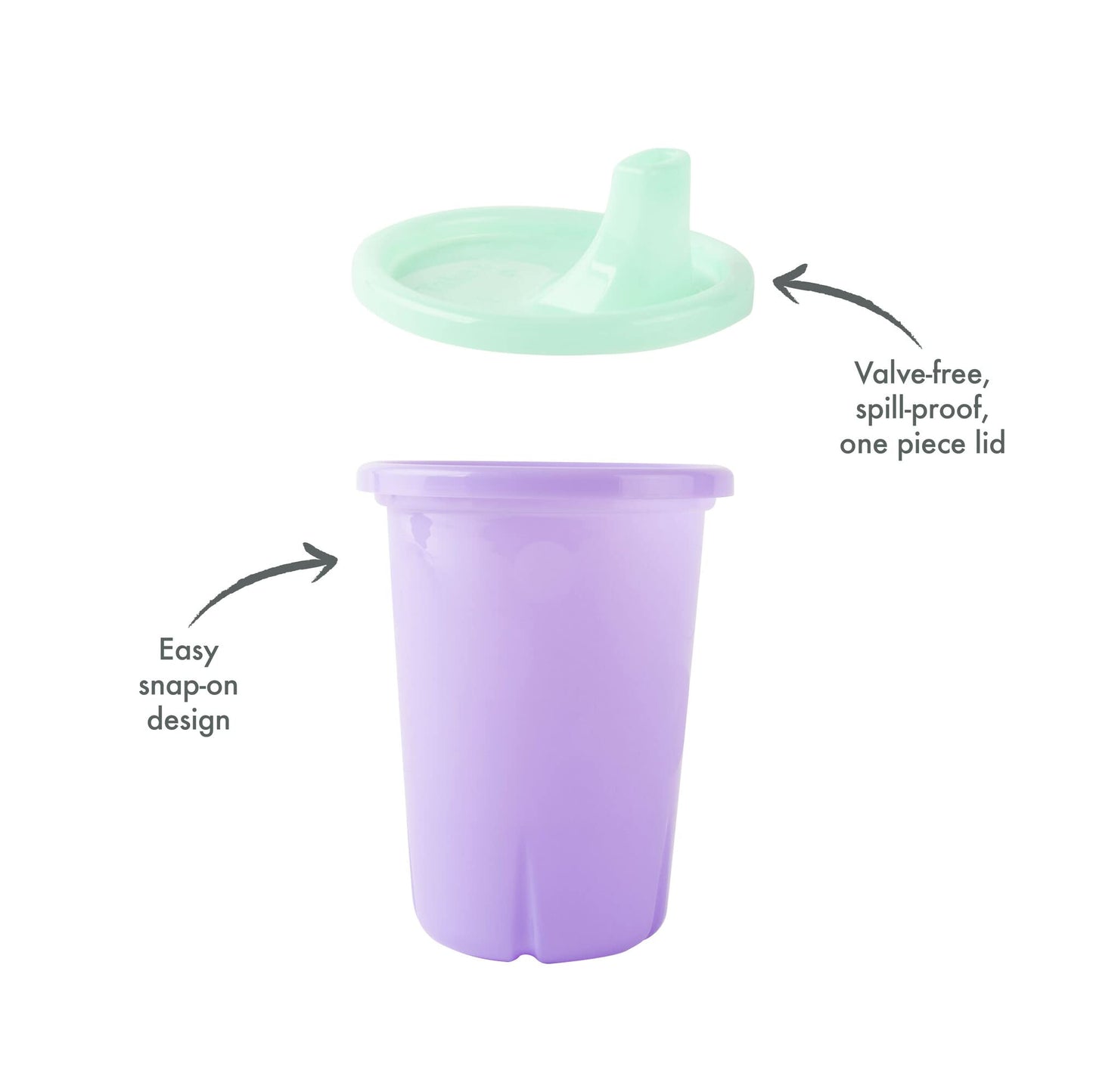 The First Years Take & Toss Sippy Cups - Spill Proof Toddler Cups Value Party Pack - 10 Oz - 20
