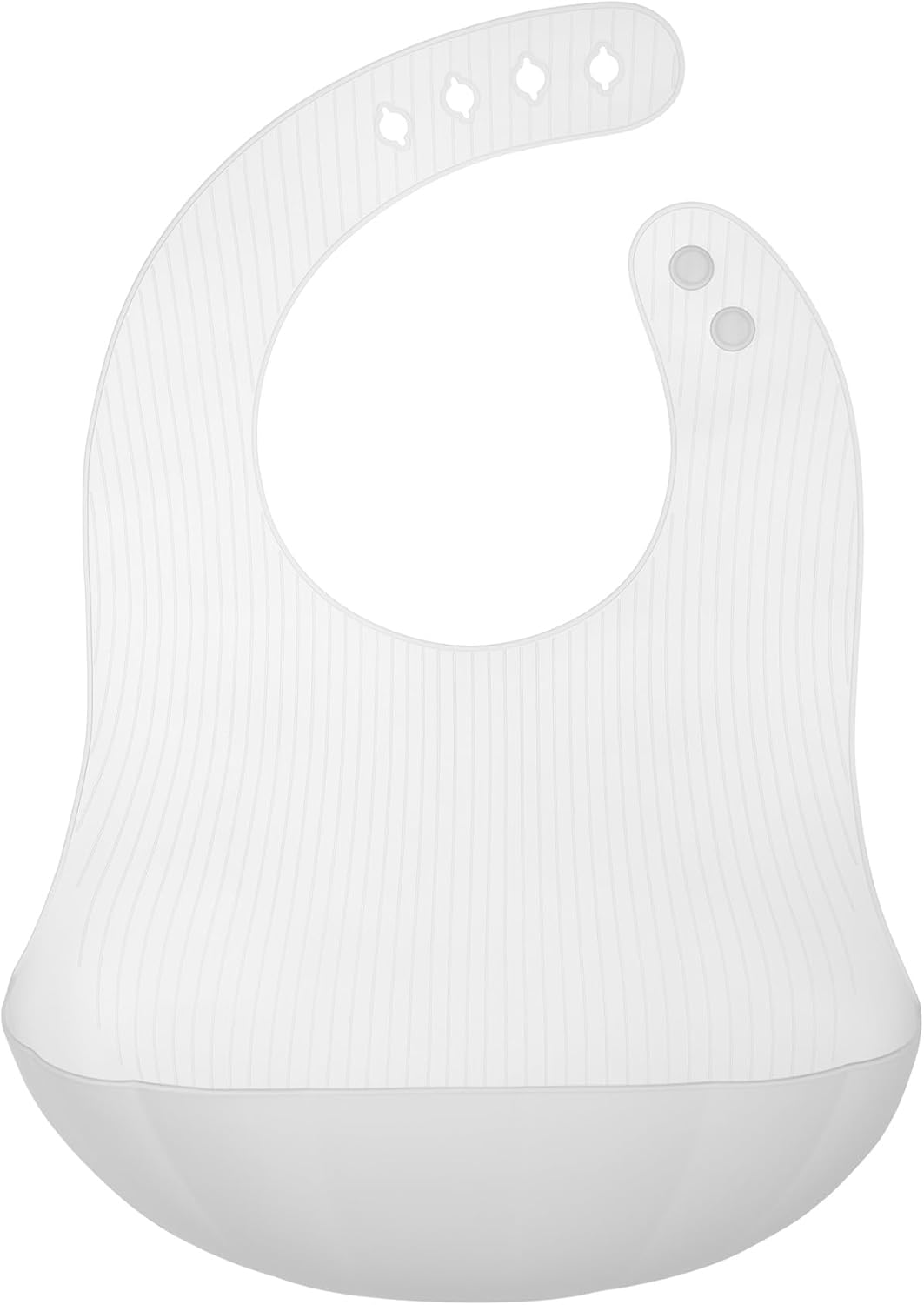 Olababy Fold N Go Silicone Baby Bib w Travel Case | Lightweight Design Eases Pressure Bruising for