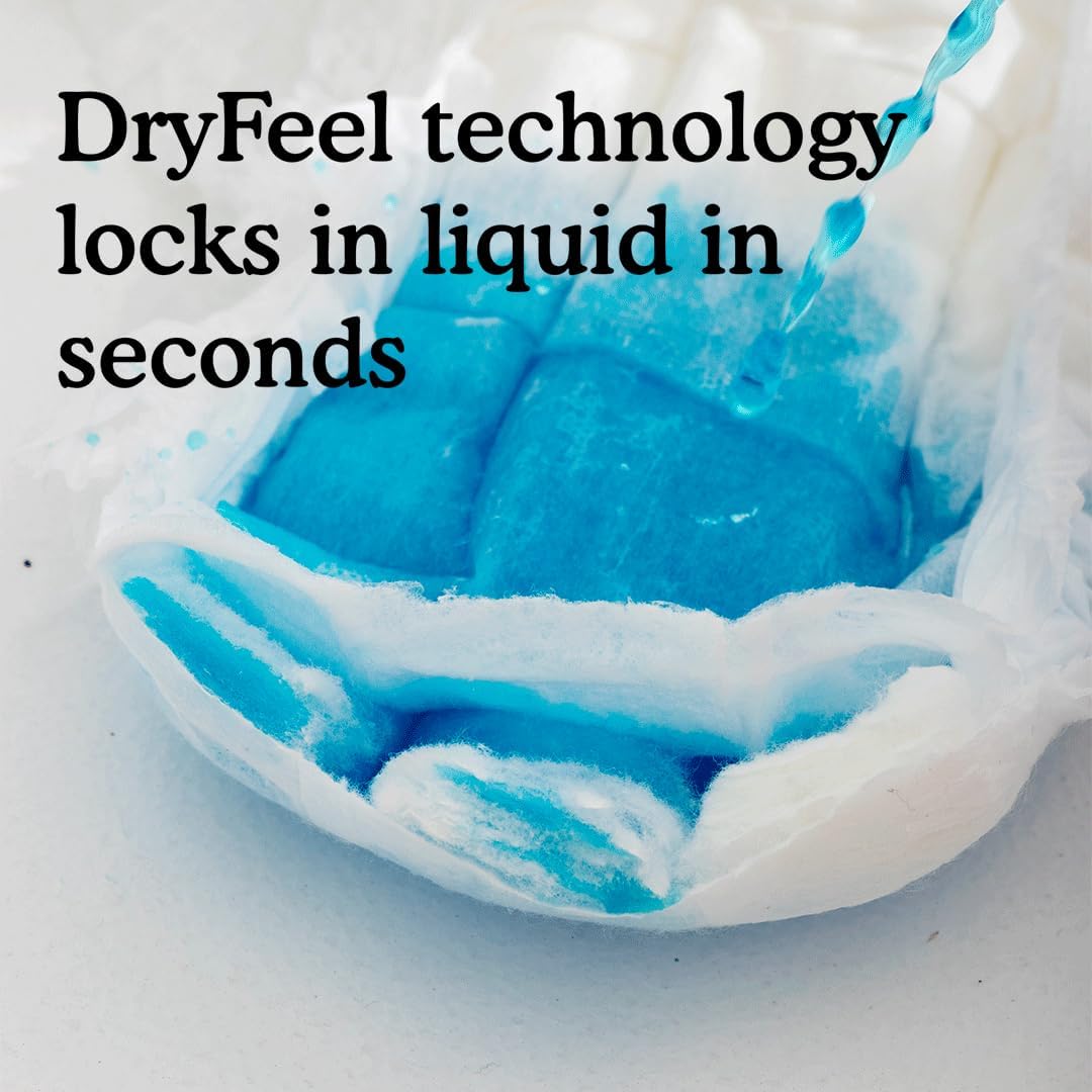 Because Adult Incontinence Underwear for Sensitive Skin - Women - Premium Overnight Disposable Briefs, Anti Odor - White, Small/Medium - Absorbs 6 Cups - 16 Count (Pack of 1)