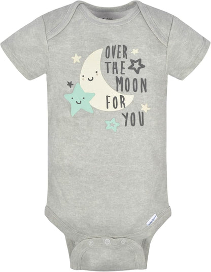 Gerber Baby 8-Pack Short Sleeve Onesie Bodysuits