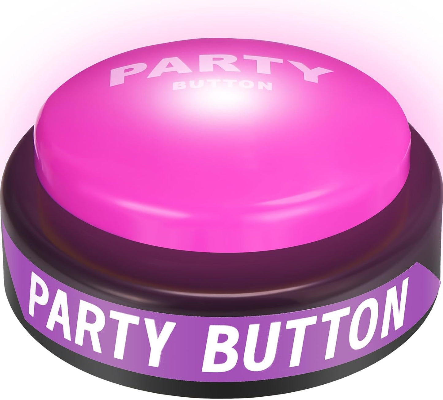 Dance Party Button with Music Sound Button Desk Toys for Office for Adults Classroom Buzzers Novelty Fun Gag Gifts Office Toys Desk Decor Gadget, 4.5 x 4.5 x 1.5 Inch (Purple)