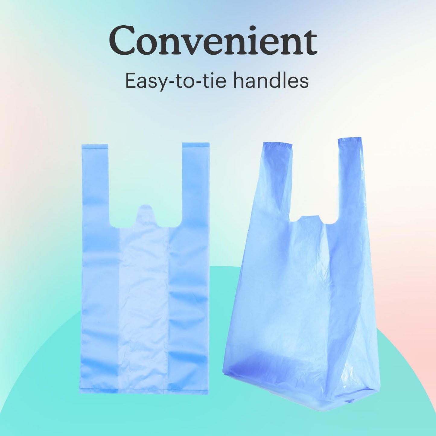 Because Incontinence Disposal Bags, Tear Resistant Disposal Bags for Men & Women, Extra-Large, Leak Protection, Odor Blocking, 50 Count