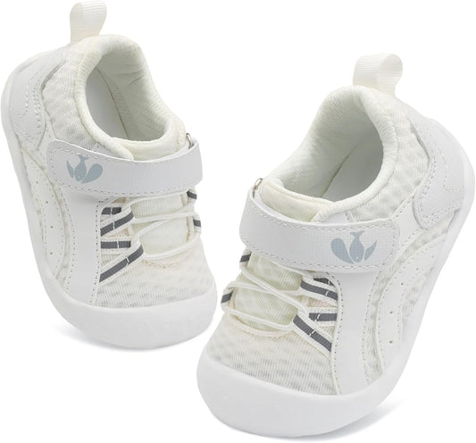 FEETCITY Wide Baby Shoes Boys Girls Baby Barefoot Shoes Breathable Infant Walking Shoe Crib Sock Shoe Toddler Sneakers Flexible