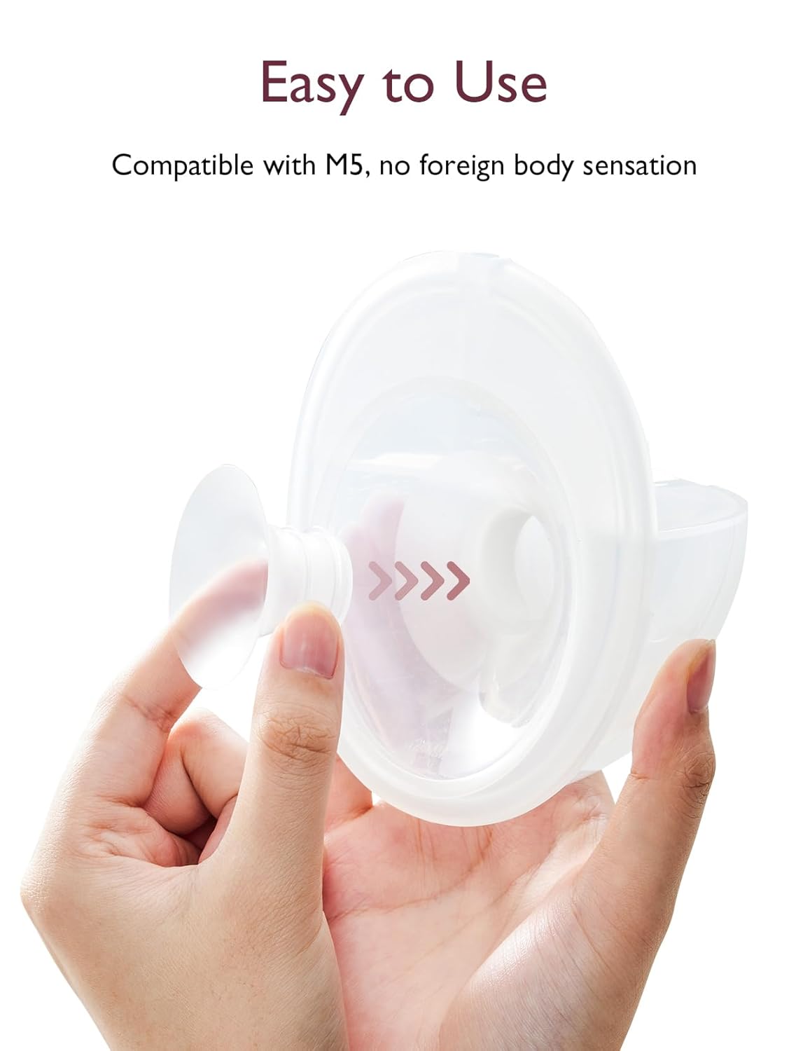 Momcozy Flange Insert 19mm Compatible with Momcozy M5. Original M5 Breast Pump Replacement