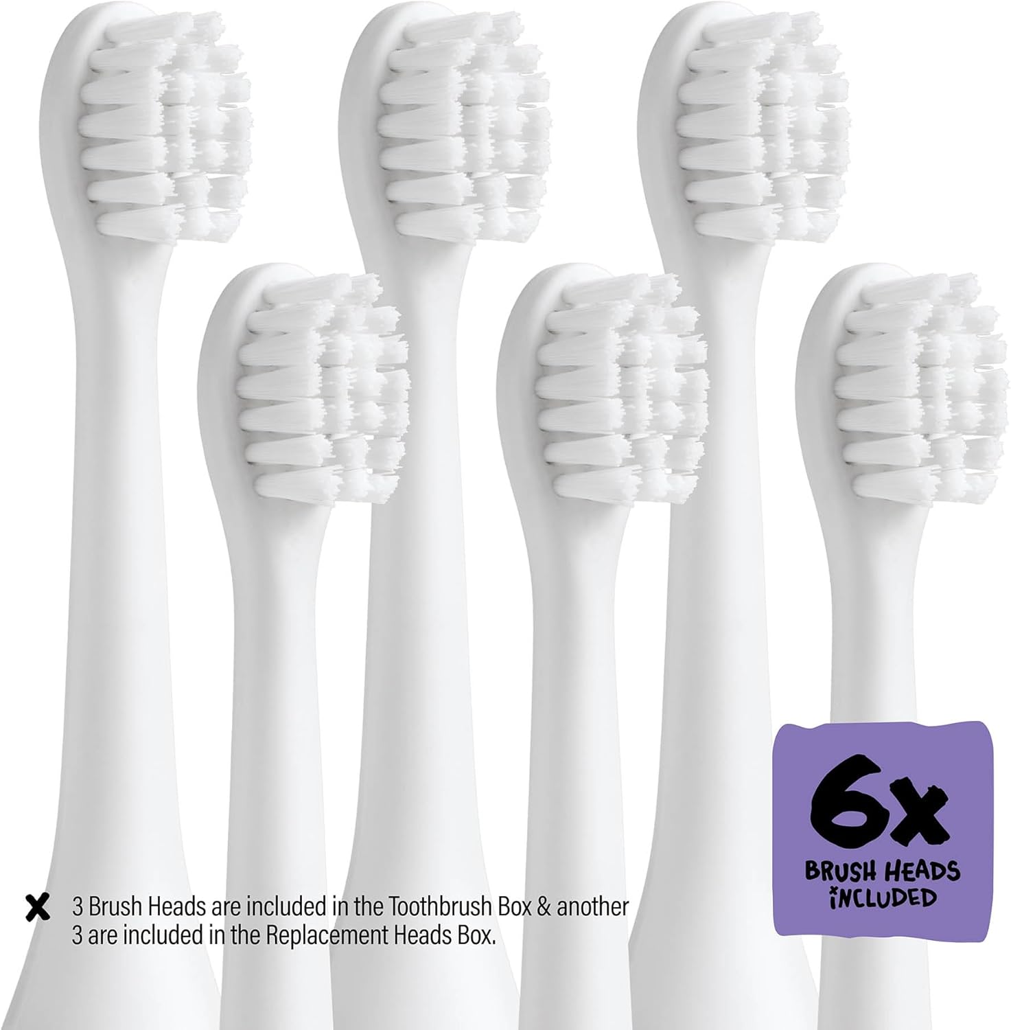 Kids Electric Toothbrush - Rechargeable Vibrating Toothbrush with Timer Includes 6 Replacement
