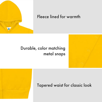 Creative Knitwear College Baby Snap Hooded Jacket - Team Logo, Multiple Colors, for Boys & Girls, (0-24 Months)