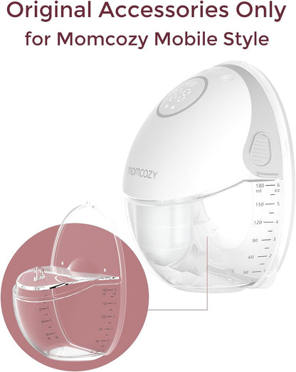 Momcozy Mobile Style | M6 Flange 24mm & Milk Collector, Original Mobile Style | M6 Breast Pump
