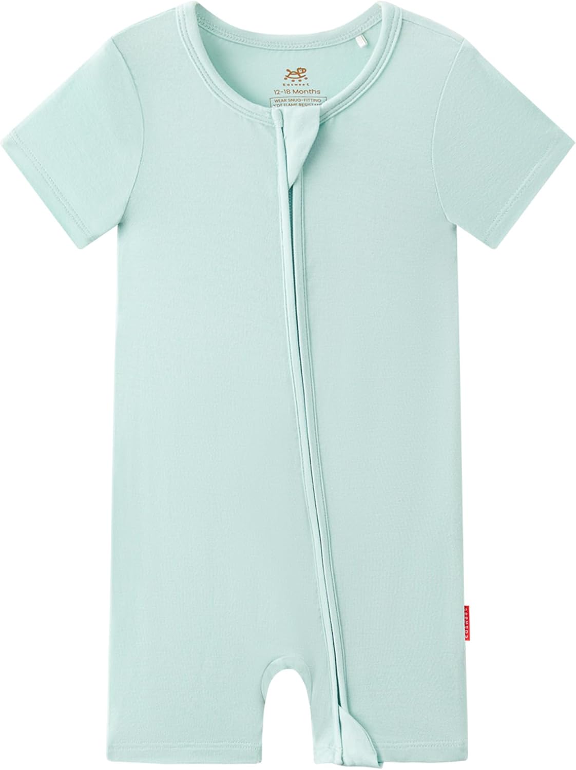 Baby Boys Bamboo Viscose Short Sleeve Romper Soft Comfy Infant Summer Jumpsuit