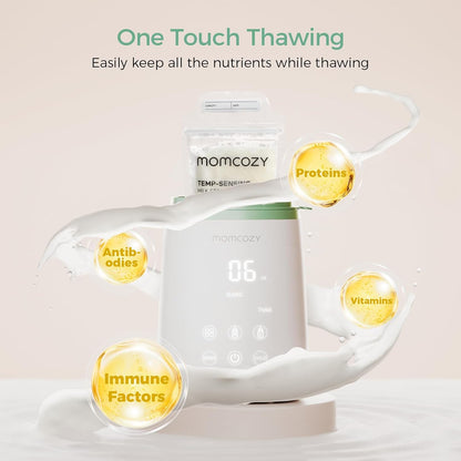 Momcozy Bottle Warmer, Fast Bottle Warmers for All Bottles with Timer, Accurate Temperature Control