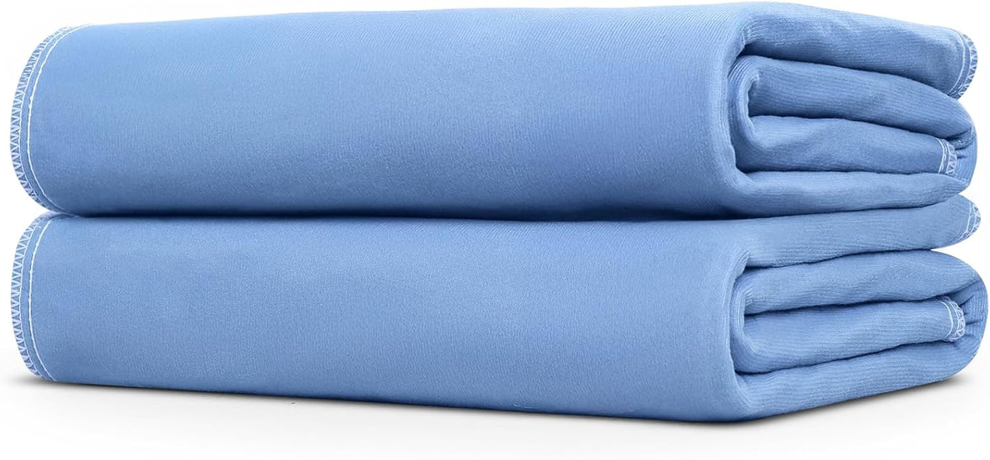2 Pack 36" x 54" Super Large Waterproof Incontinence Bed Pads - Quick Drying Washable and Reusable