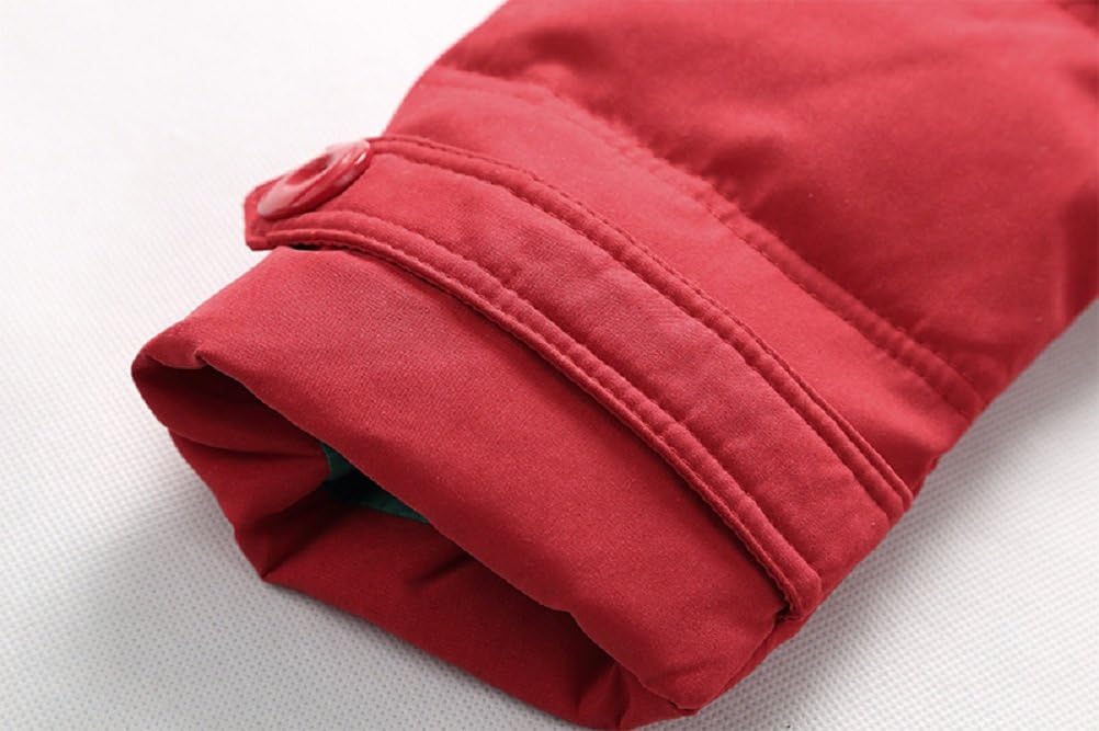 Vinmin Kids Winter Latest Thicken Hooded Jacket Warm Quilted Coat Casual Outdoor Cool Cute for Boys Girls Autumn Spring