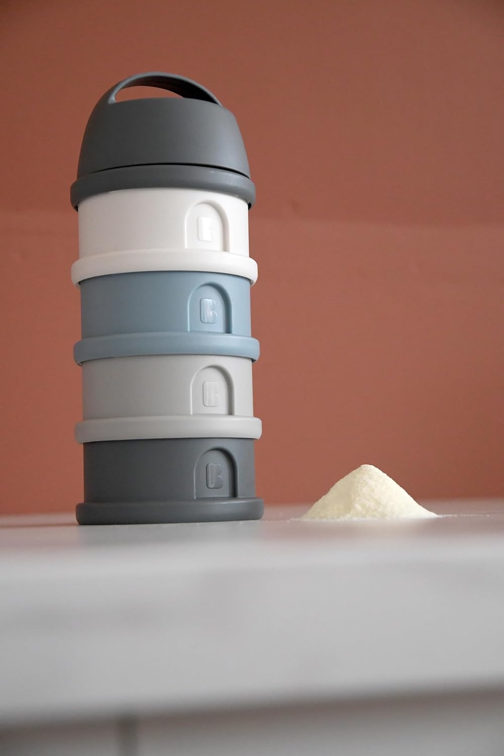 BEABA Formula and Snack Container, Baby Formula Dispenser, Toddler Baby Snack Storage Container