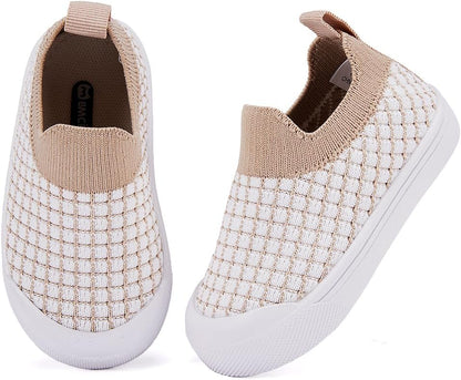 BMCiTYBM Baby Sneakers Girls Boys Lightweight Breathable Mesh First Walkers Shoes 6-24 Months
