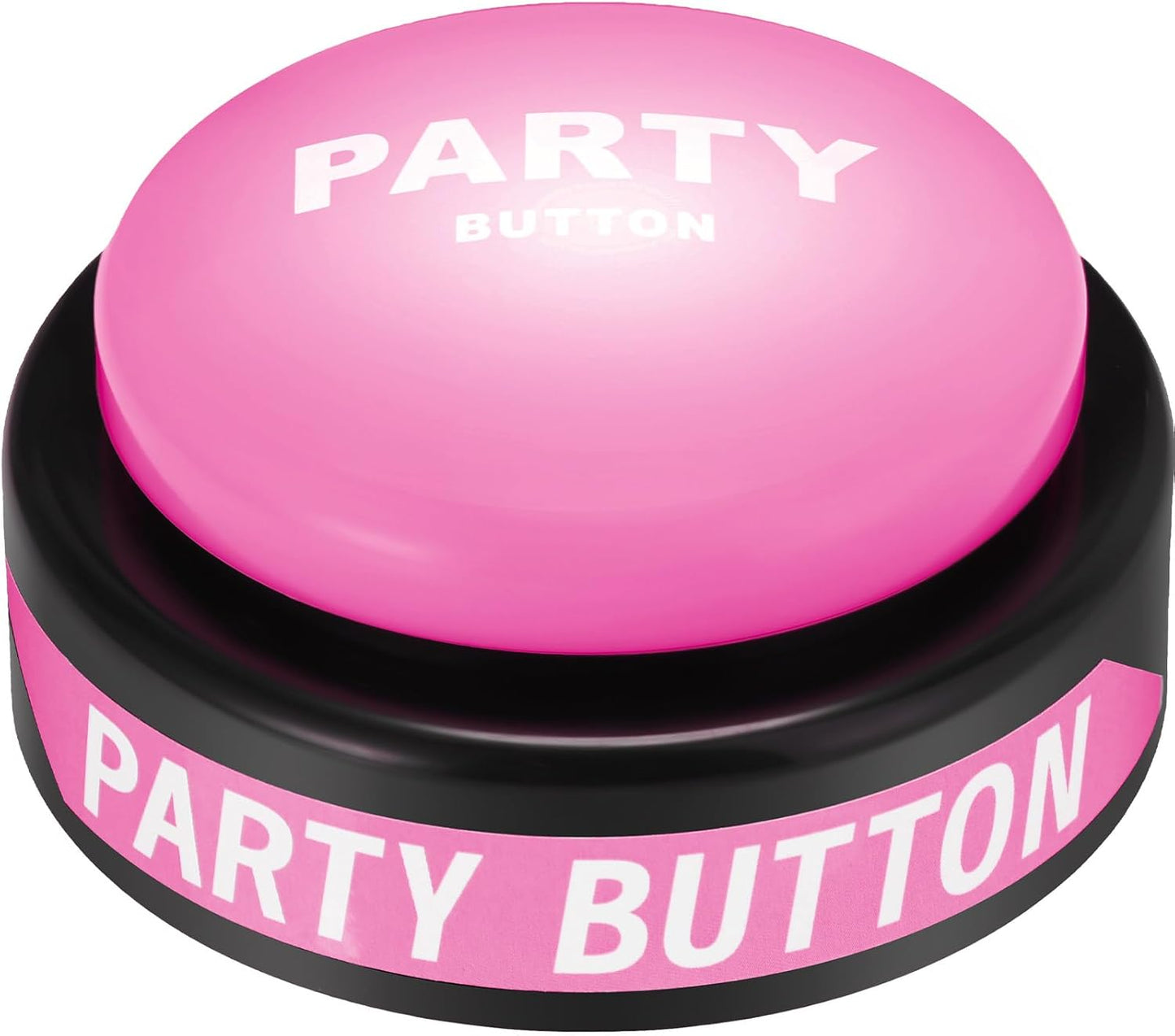 Dance Party Button with Music Sound Button Desk Toys for Office for Adults Classroom Buzzers Novelty Fun Gag Gifts Office Toys Desk Decor Gadget, 4.5 x 4.5 x 1.5 Inch (Pink)