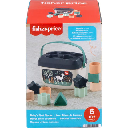 Fisher-Price Baby’s First BlocksToy Set, Navy Fawn