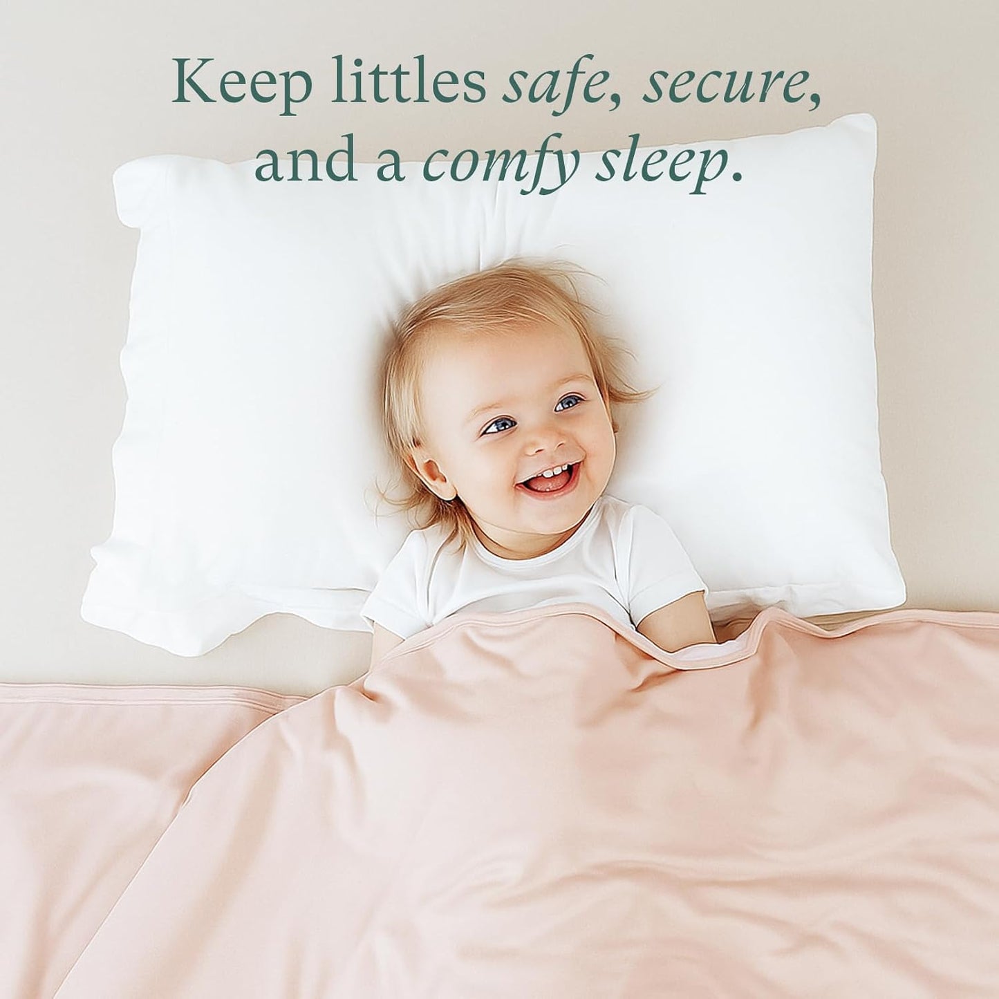 Supersoft Toddler Comforter, Premium Bamboo Viscose Crib Blanket, Cozy 1.0 Tog Lightweight Quilt