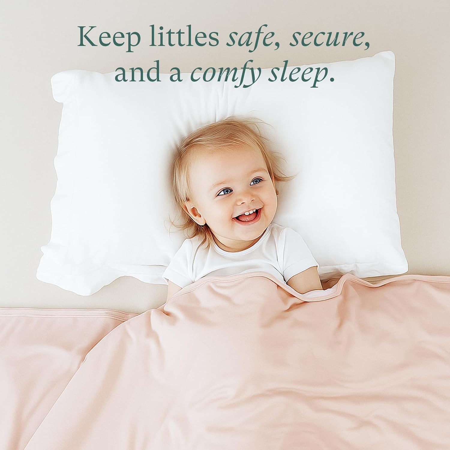 Supersoft Toddler Comforter, Premium Bamboo Viscose Crib Blanket, Cozy 1.0 Tog Lightweight Quilt