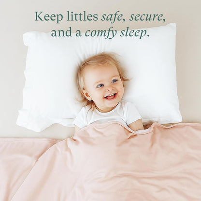 Supersoft Toddler Comforter, Premium Bamboo Viscose Crib Blanket, Cozy 1.0 Tog Lightweight Quilt