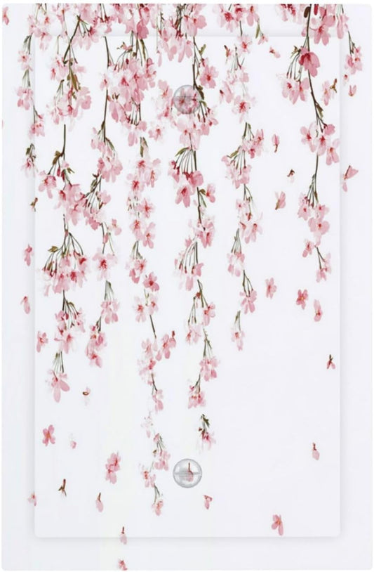 Light Switch Cover Plate Sakura Plant Floral Pink Flowers 1 Gang No Device Blank Electrical Wall