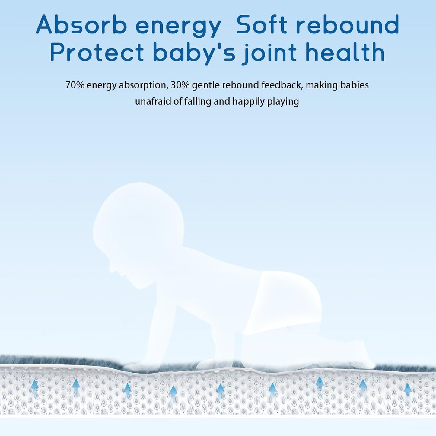 Baby Play Mat 1.2" Thick Memory Foam Nursery Rug Area Rug, 9’2” X 6’7” Yoga Mat Playmat Crawling Mat for Baby,Toddlers, Infants, Kids,Floor Mat Tatami Mat for Living Room with Non-Slip(Green)