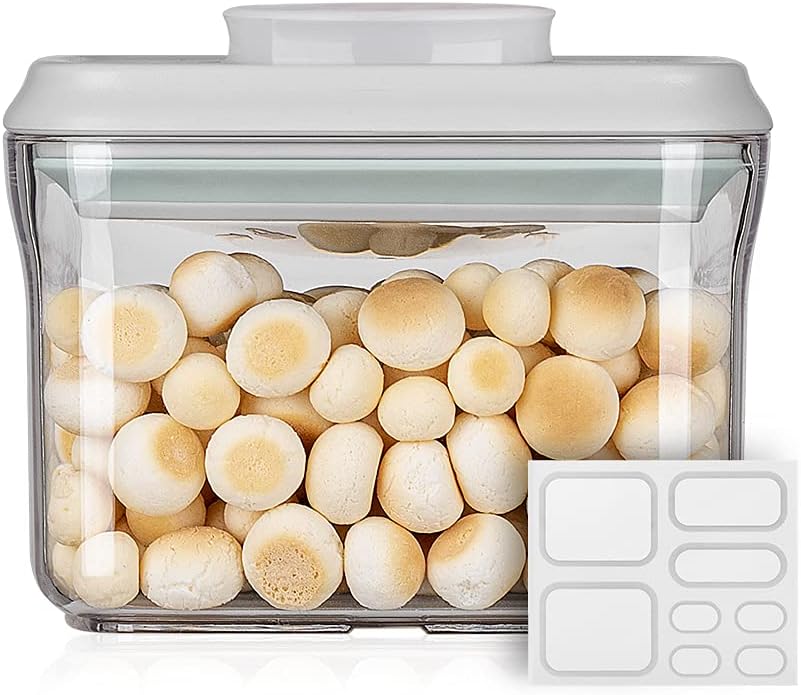 Ankou Airtight Food Storage Container - 0.32 QT （380ml Small Pop Up Food Containers With Lids, Bpa