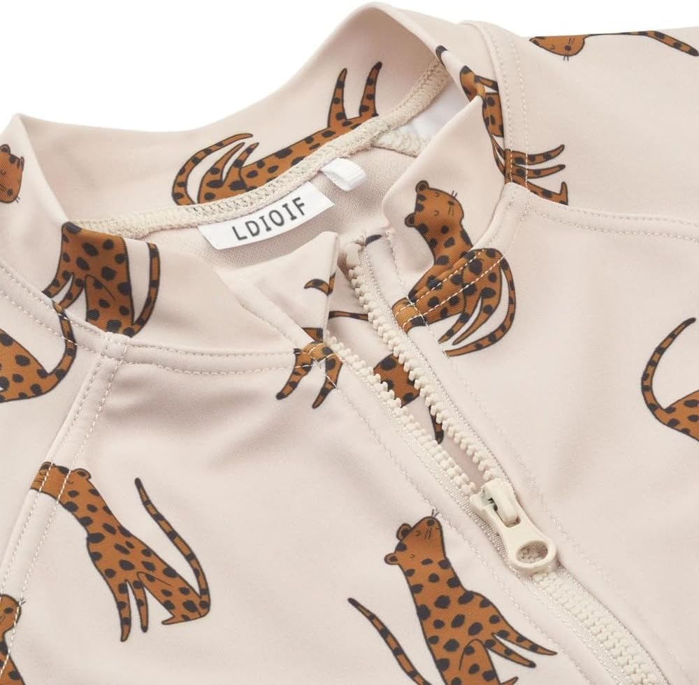 Boys One Piece Swimsuit Whale Dolphin Bathing Suit Zipper Rash Guard Kid Short Sleeve Swimwear Shark Beach Wear UPF50+