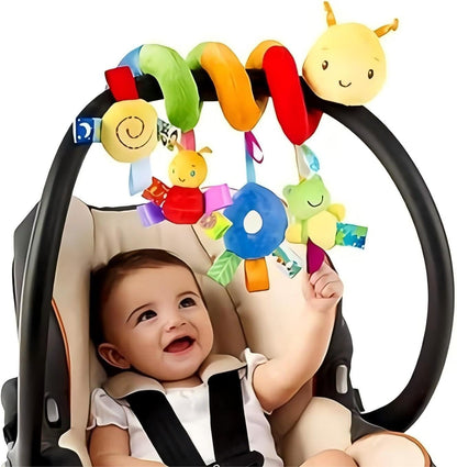 GZYFUVALW Car Seat & Stroller Toy_Infant Toys Baby Sensory Interaction Cartoon Toys with Ringing