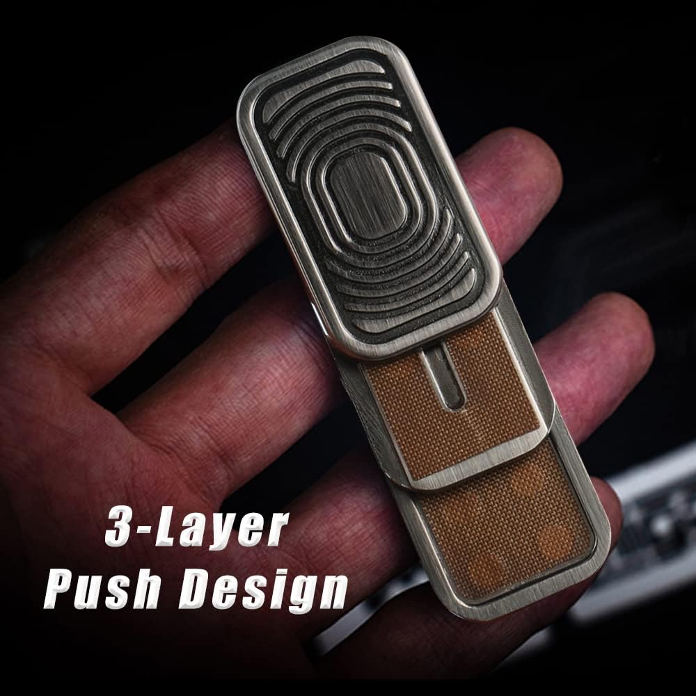 STONESTAR Fidget Toys Pack - Magnetic Metal Fidget Slider Haptic Coin Collection, EDC Fidget Toy for Adults, Helps Relieve ADHD/Anxiety/Stress (Silver)