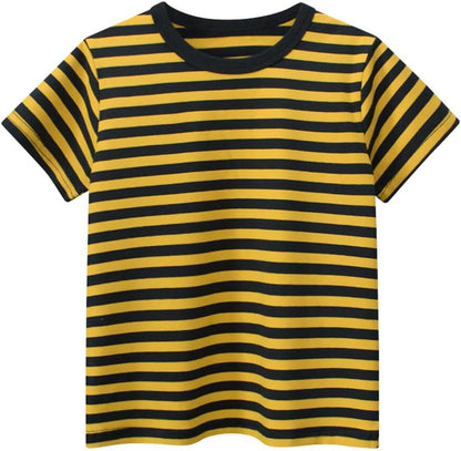 Boys' 4-Pack Excavator Short Sleeve Crewneck T-Shirts Top Tee Size 2-7 Years Toddler Boys' Value Pack Cotton T-Shirt