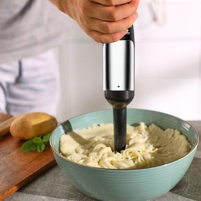 Courant Immersion Handheld Blender,4 in 1 400W Stick Blender, Variable Speed Stainless Steel