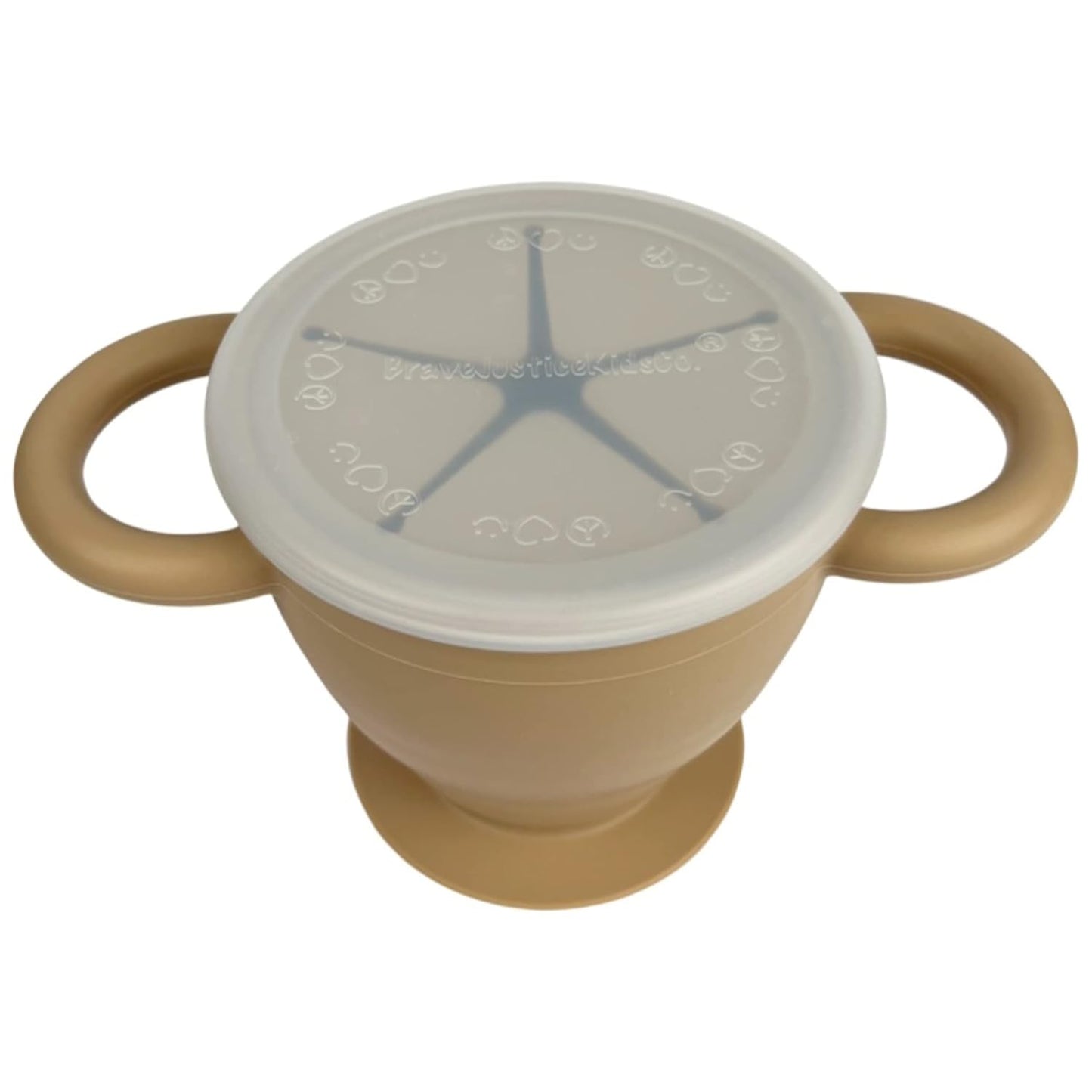 BraveJusticeKidsCo. | Snack Attack II Snack Cup | Collapsible Silicone Snack Container | Toddler