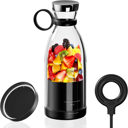 OTPEIR Portable Blender for Shakes and Smoothies with 11.83 Oz Travel Cup and Lid,Durable Stainless