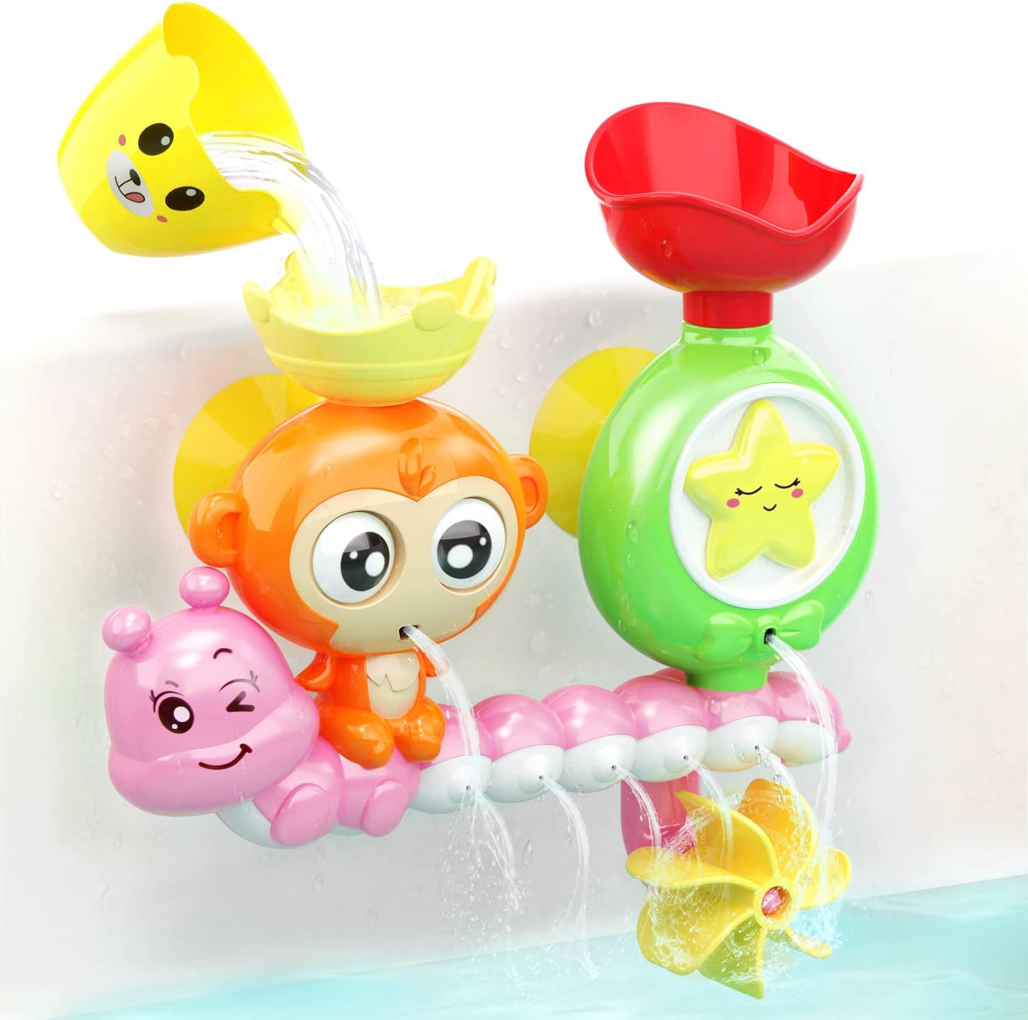 G-WACK Bath Toys for Toddlers Age 1 2 3 Year Old Girl Boy, Preschool New Born Baby Bathtub Water