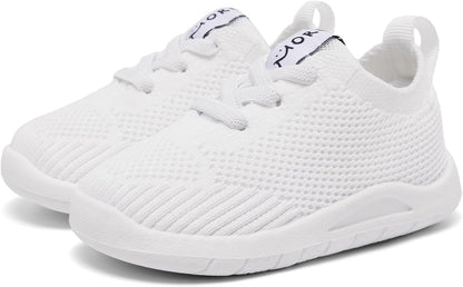 MORENDL Toddler Shoes Baby Walking Sock Shoes Infant Sneakers 0-4 Years Boy Girl Barefoot Tennis Shoe Non-Slip Brethable