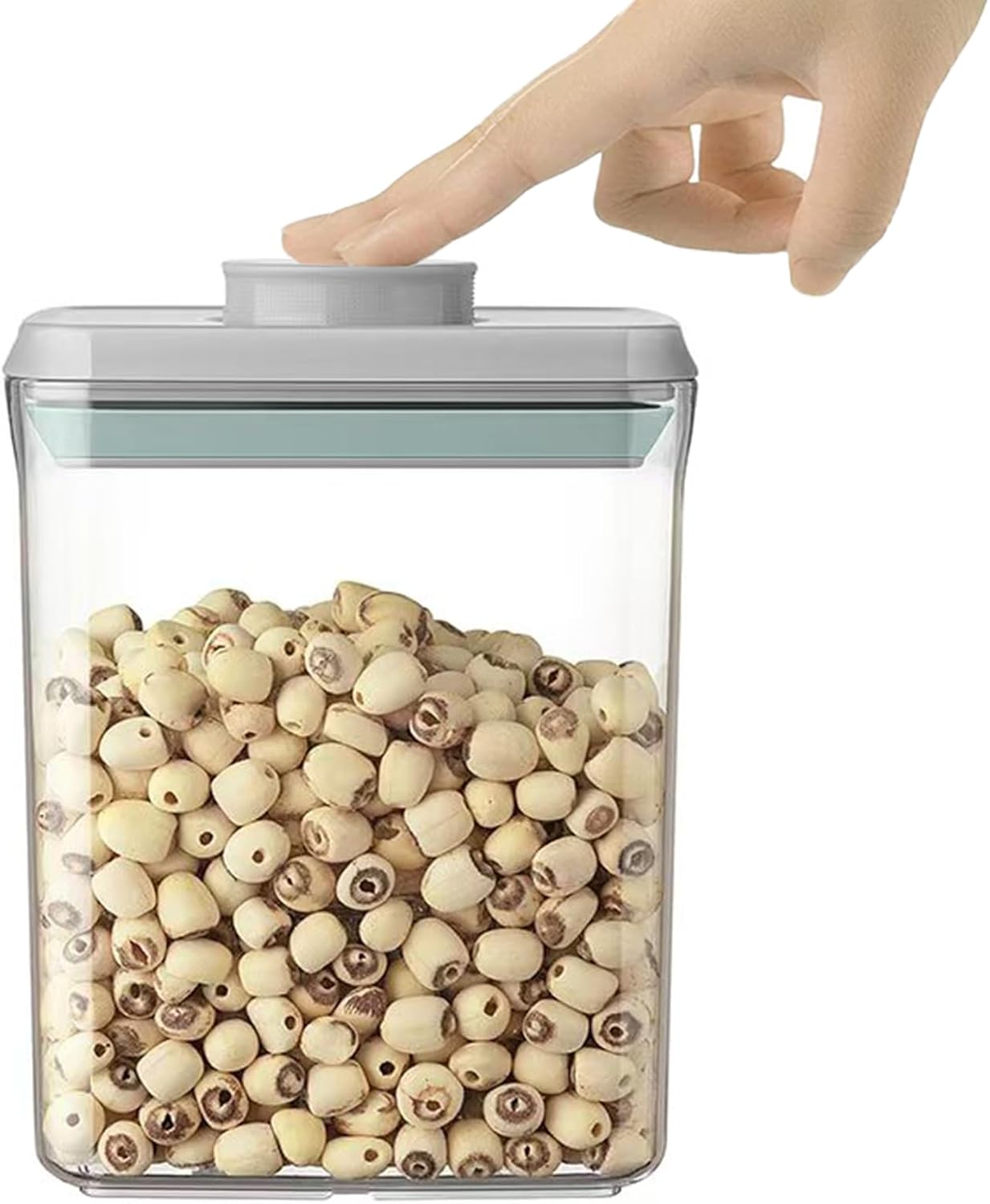Airtight Food Storage Container - 1.25qt / 1250ml Rectangle Pop Containers With Lids, Bpa Free for