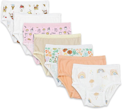 Bellabu Bear Girl's Rayon from Bamboo Underwear 7-Pack