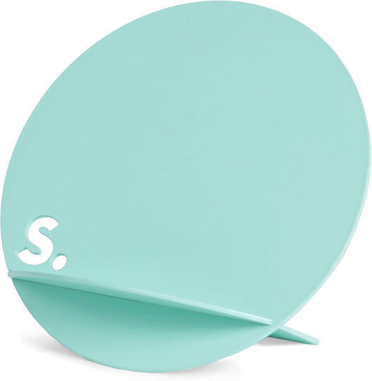 Speks Show Off Stand - Double Sided, Powder Coated Steel Magnetic Display Board - Mint - Magnets Sold Separately