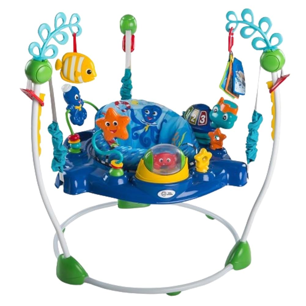 Baby Einstein Neptune's Ocean Discovery Activity Baby Jumper Activity Center, Ages 6 Months +, Max