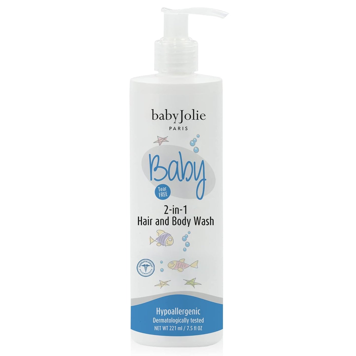 Baby Jolie Baby Body Wash, Kids Hair and Body Wash for Babies & Newborn 2-in-1, Shampoo + Soap |
