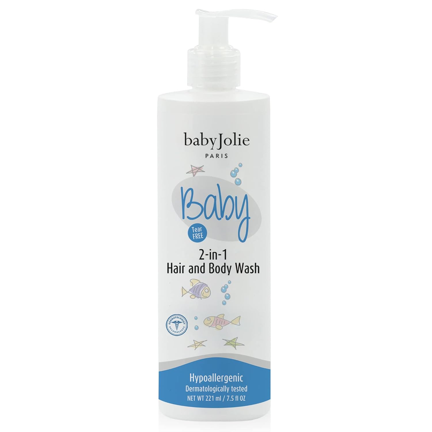 Baby Jolie Baby Body Wash, Kids Hair and Body Wash for Babies & Newborn 2-in-1, Shampoo + Soap |