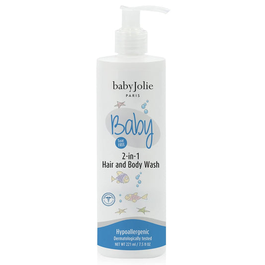 Baby Jolie Baby Body Wash, Kids Hair and Body Wash for Babies & Newborn 2-in-1, Shampoo + Soap |