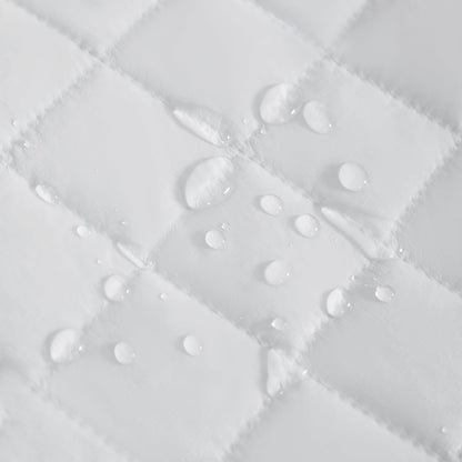 NTBAY 2 Pack Waterproof Crib Mattress Protector, Quilted 28"x52" Toddler Fitted Sheet - Machine